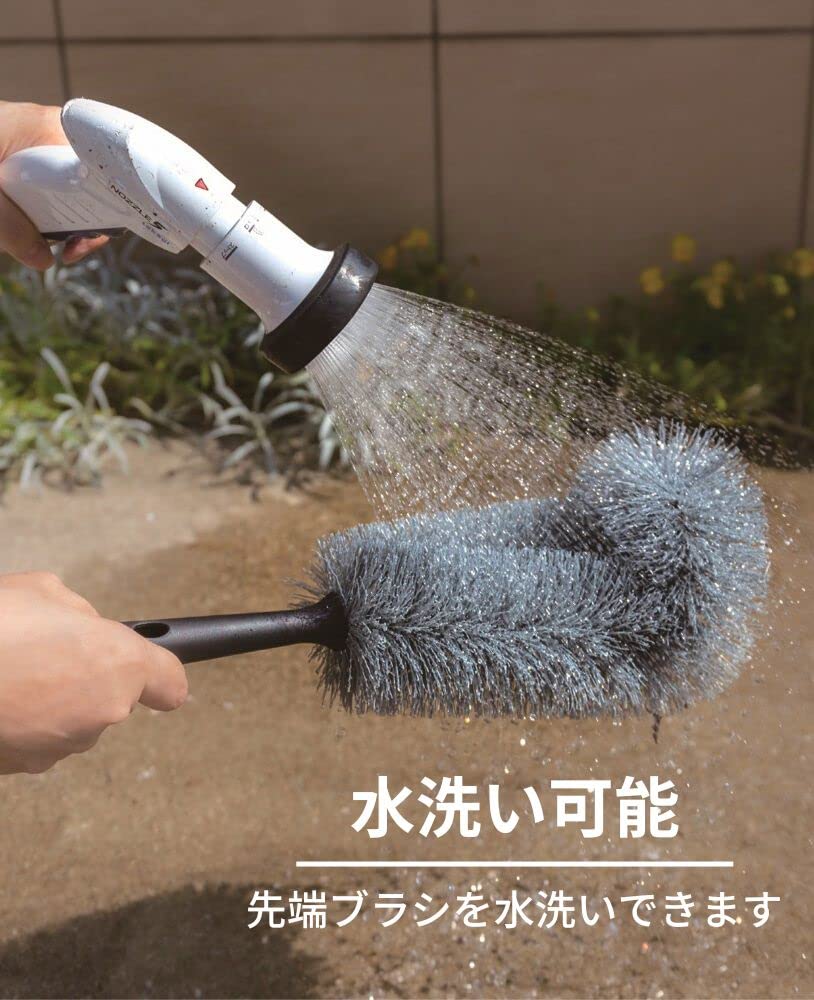 Amazon.co.jp: 日本クリンテック 洗える 高所のクモの巣・ホコリとり